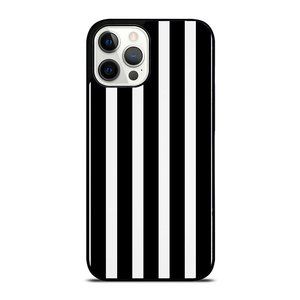 Black and White Striped Simple Geometrical Vertical Lines iPhone Case